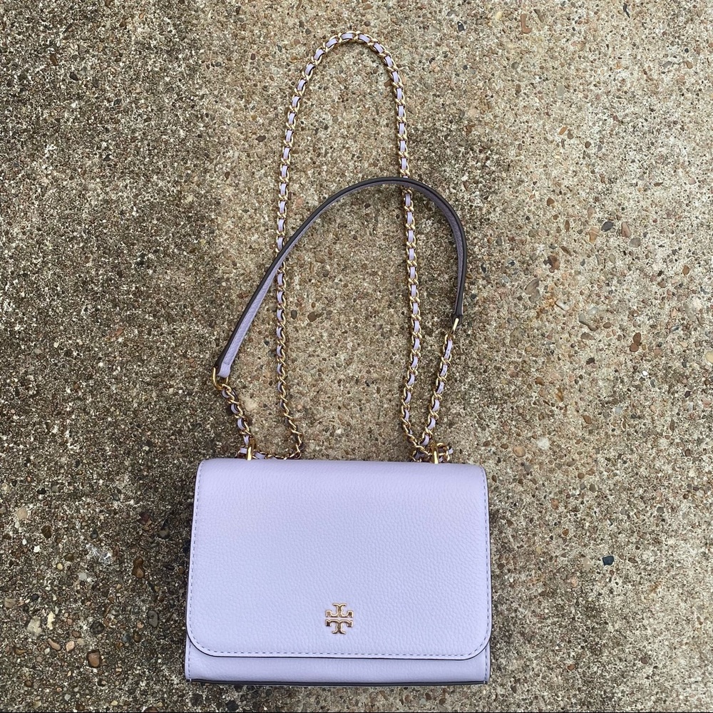 NWOT Tory Burch Mini Carter Pebble Leather Crossbody - Picture 12 of 12